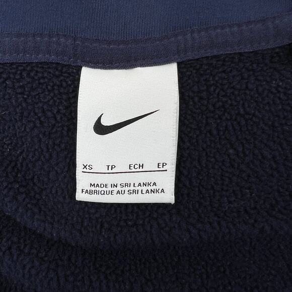 Nike Navy Blue Therma Long Sleeve 1/2 Zip Top - Picture 4 of 5